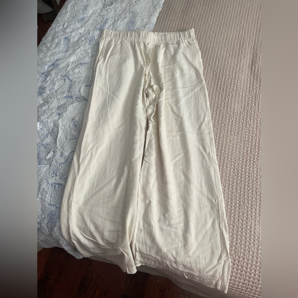 DAILY DRILLS linen resort pants